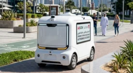 Driverless AI Delivery Vehicles