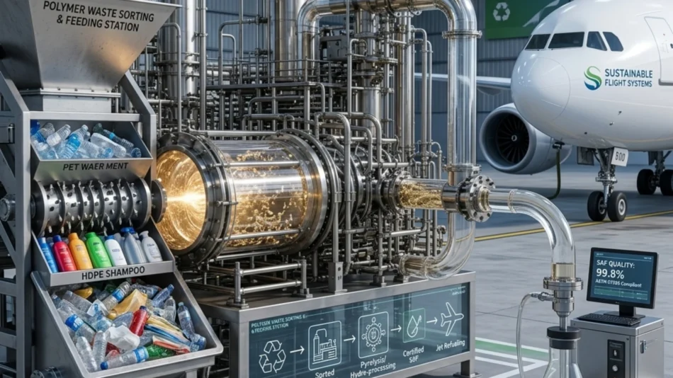 Waste Plastic Into Jet Fuel